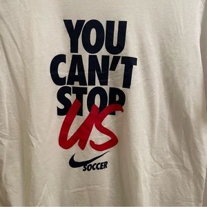 Nike Womens USA soccer tee - you can’t stop us - XL